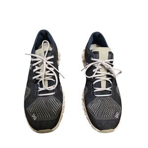 On Running Cloud X Women's Athletic Shoes Size 9.5 Black & White Mesh Breathable